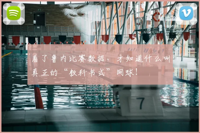 看了鲁内比赛数据,才知道什么叫真正的“教科书式”网球!